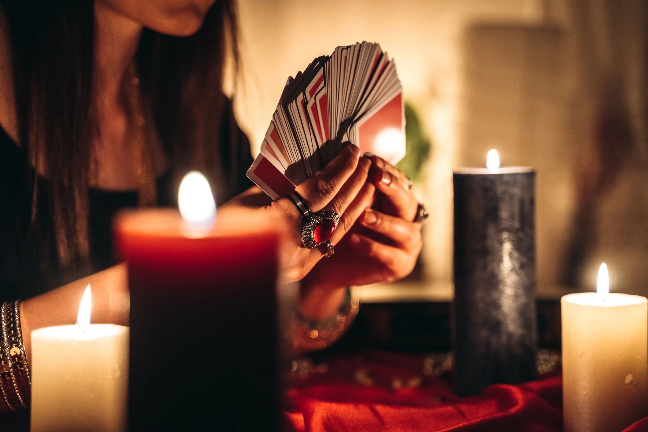 tarot card deck mystical symbols