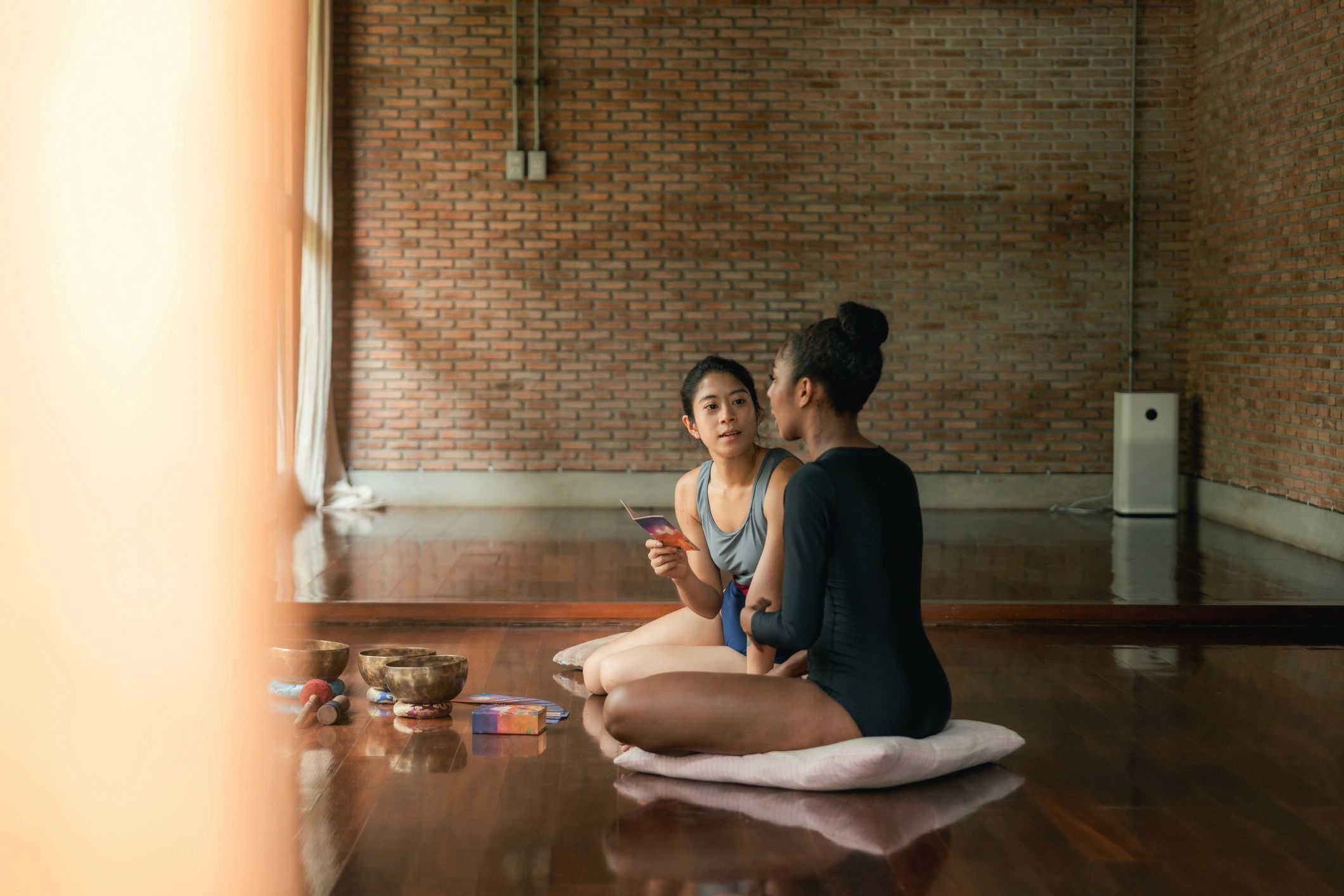 woman reading tarot cards spiritual guidance
